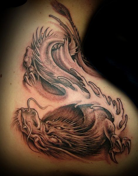 incredible dragon tattoo